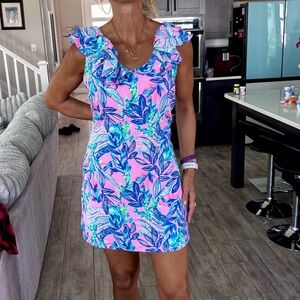 Lilly Pulitzer Linwood romper dress , size 14, new
